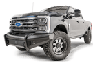Fab Fours FS23-Q5961-1 Ford F450/F550 Superduty 2023-2024 Black Steel Elite Front Bumper No Guard