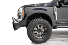 Fab Fours FS23-Q5962-1 Ford F450/F550 Superduty 2023-2024 Black Steel Elite Front Bumper Pre-Runner Guard