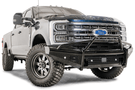 Fab Fours FS23-S5962-1 Ford F250/F350 Superduty 2023 Black Steel Front Bumper with Pre-Runner Guard