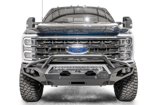 Fab Fours FS23-X5952-1 Ford F250/F350 Superduty 2023-2025 Matrix Front Bumper Winch Ready Pre-Runner Guard
