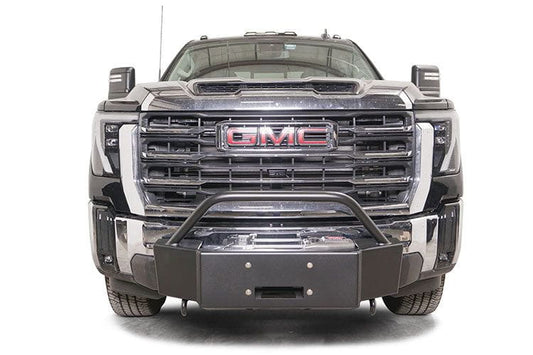 Fab Fours GMC Sierra 2500/3500 2024 Winch Mount Front Bumper Pre-Runner Guard GM24-N6260-1