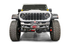 Fab Fours Ghost Stubby front winch bumper JL24-B5152-1 for 2018–2025 Jeep Wrangler JL with compact off-road design