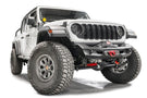 Fab Fours Ghost Stubby front winch bumper JL24-B5152-1 for 2018–2025 Jeep Wrangler JL with compact off-road design