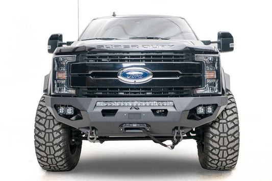 Fab Fours Matrix Front Bumper FS17-X4161-1 for 2017–2022 Ford F250/F350 – Heavy-Duty, Guardless, Winch Ready