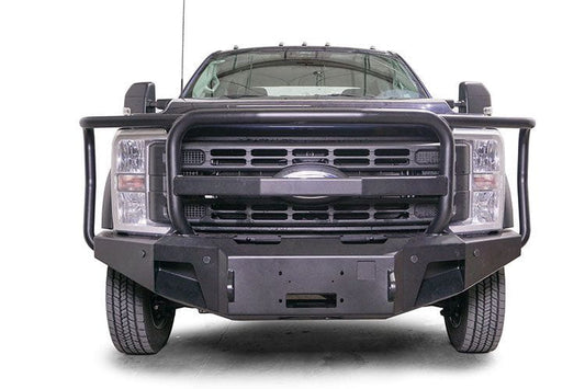 Fab Fours FS23-A5960-1 Ford F450/F550 Superduty 2023-2024 New Premium Front Bumper Winch Ready with Full Guard