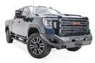 Fab Fours Winch Ready Matrix No Guard Bumper installed on GMC Sierra 2500/3500 2020-2023