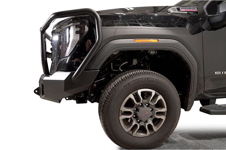 Fab Fours GM24-A6250-1 GMC Sierra 2500/3500 2024 New Premium Front Bumper Winch Ready with Full Guard