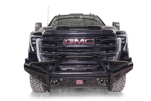 Fab Fours GM24-S6262-1 GMC Sierra 2500/3500 2024 Black Steel Front Bumper with Pre-Runner Guard