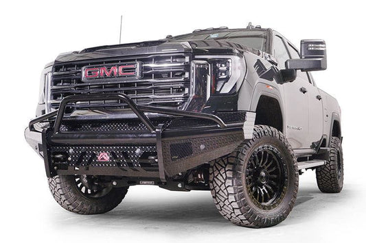 Fab Fours GM24-S6262-1 GMC Sierra 2500/3500 2024 Black Steel Front Bumper with Pre-Runner Guard