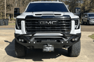 Fab Fours Matrix winch-ready front bumper with pre-runner guard for 2024–2026 GMC Sierra 2500/3500