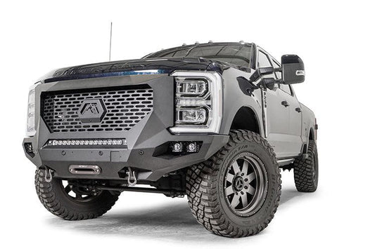 Fab Fours GR5900-1 Ford F250/F350 Superduty 2023-2025 Grumper 2.0 Front Bumper Winch Ready