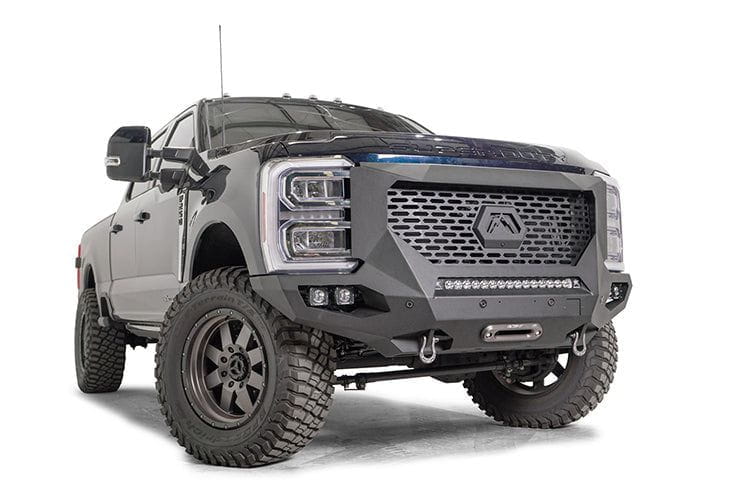 Fab Fours GR5900-1 Ford F250/F350 Superduty 2023-2025 Grumper 2.0 Front Bumper Winch Ready