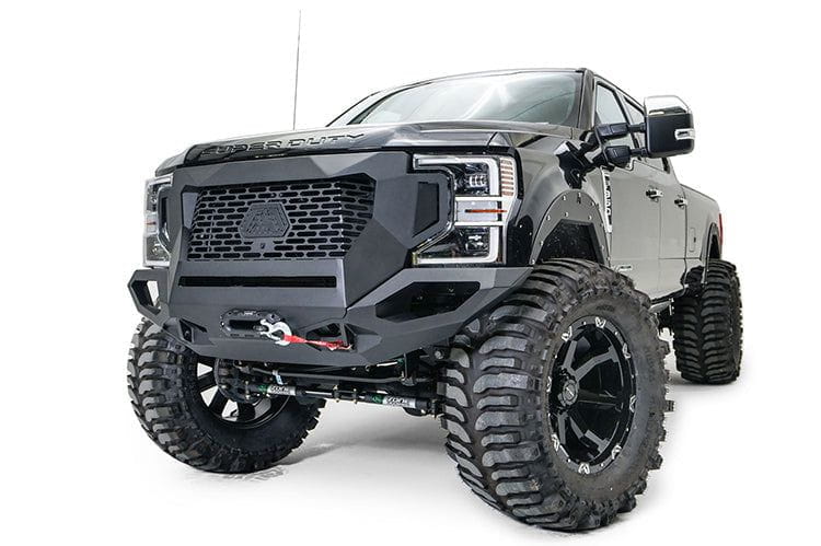 Fab Fours GR5900-1 Ford F250/F350 Superduty 2023-2025 Grumper 2.0 Front Bumper Winch Ready