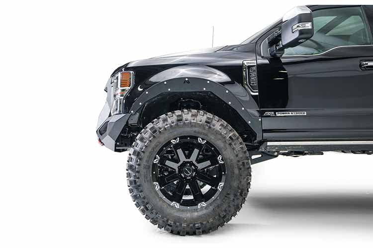 Fab Fours GR5900-1 Ford F250/F350 Superduty 2023-2025 Grumper 2.0 Front Bumper Winch Ready