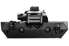 Fab Fours JK07-B1853-1 Hardcore stubby front bumper with no guard on 2007-2018 Jeep Wrangler JK, compact off-road bumper for maximum clearance and winch compatibility