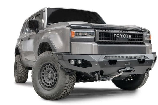 Fab Fours Matrix front bumper TL24-X6751-1 for 2024-2026 Toyota Land Cruiser heavy duty fab fours front winch bumper.