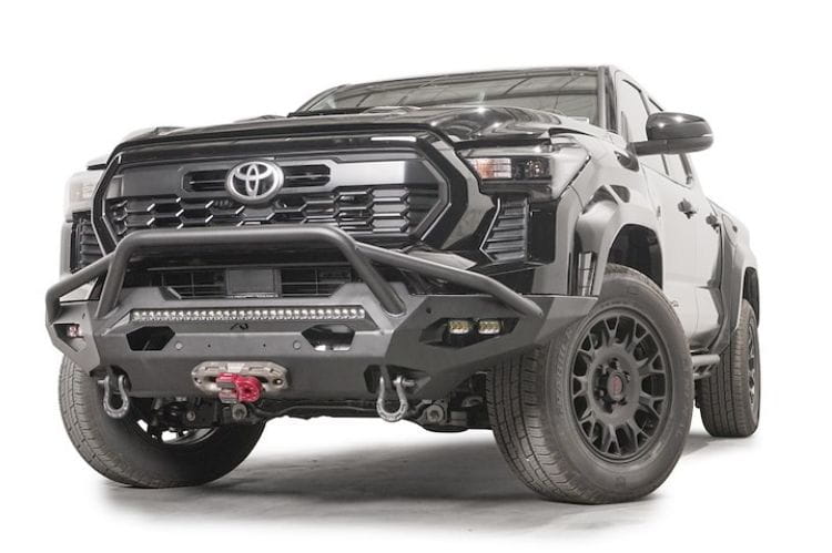 Fab Fours Matrix Prerunner front bumper TT24-X6352-1 for 2024-2026 Toyota Tacoma durable Toyota Tacoma prerunner bumper