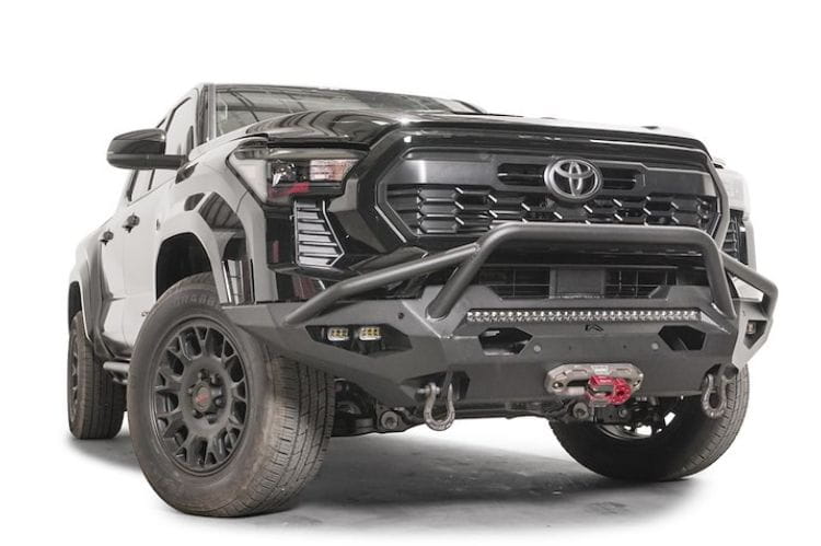 Fab Fours Matrix Prerunner front bumper TT24-X6352-1 for 2024-2026 Toyota Tacoma durable Toyota Tacoma prerunner bumper