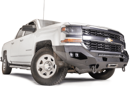 Fab Fours CS16-X4851-1 Chevy Silverado 1500 2016-2018 Matrix Front Bumper Winch Ready No Guard