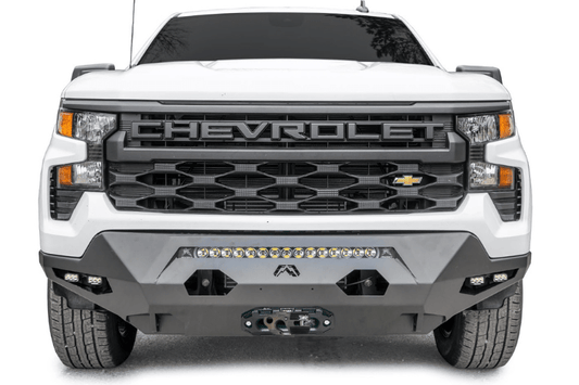 Fab Fours CS22-X5661-1 Chevy Silverado 1500 2022-2025 Matrix Front Bumper Winch Ready No Guard