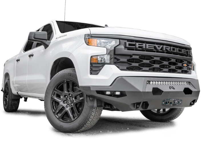 Fab Fours CS22-X5661-1 Chevy Silverado 1500 2022-2025 Matrix Front Bumper Winch Ready No Guard