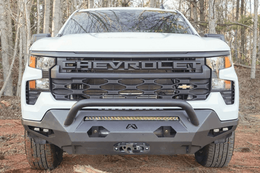 Fab Fours CS22-X5662-1 Chevy Silverado 1500 2022-2025 Matrix Front Bumper Winch Ready Pre-Runner Guard