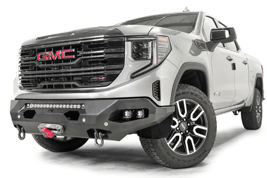 Fab Fours GS23-X5851-1 GMC Sierra 1500 2022-2025 Matrix Front Bumper Winch Ready No Guard