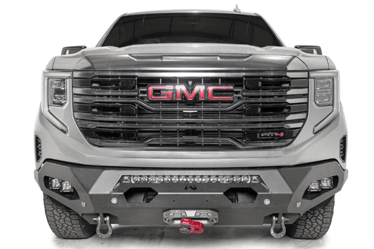 Fab Fours GS23-X5851-1 GMC Sierra 1500 2022-2025 Matrix Front Bumper Winch Ready No Guard