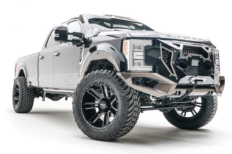 Fab Fours Open Fender System TF4100-1 for 2017-2022 Ford F250/F350 Super Duty set of 4 durable open fender flares