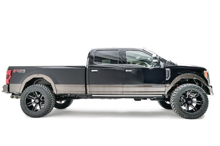 Fab Fours Open Fender System TF4100-1 for 2017-2022 Ford F250/F350 Super Duty set of 4 durable open fender flares