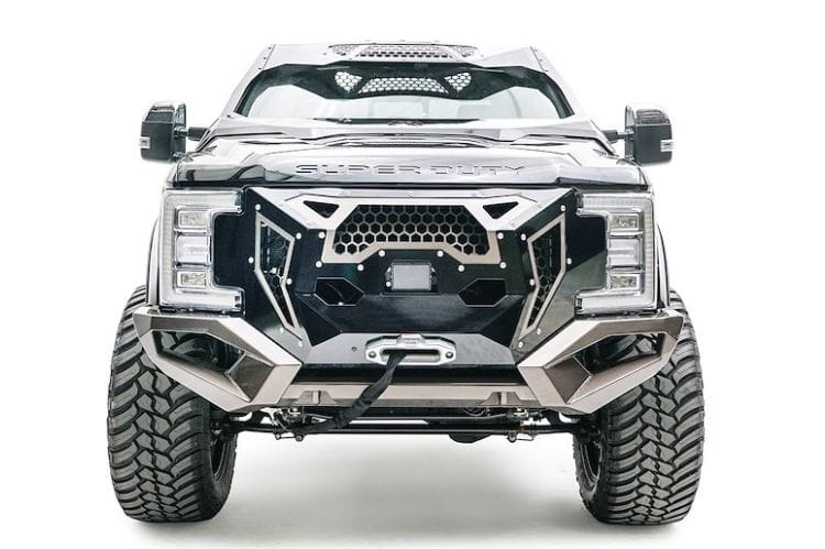 Fab Fours Open Fender System TF4100-1 for 2017-2022 Ford F250/F350 Super Duty set of 4 durable open fender flares