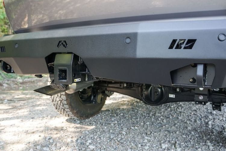Fab Fours Premium Rear Bumper TL24-Y6751-1 for 2024-2026 Toyota Land Cruiser, premium Fab Fours truck bumper for rugged protection
