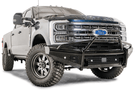 Fab Fours prerunner front bumper FS23-S5962-1 black steel for 2023-2025 Ford F450/F550 Super Duty durable fab fours bumper