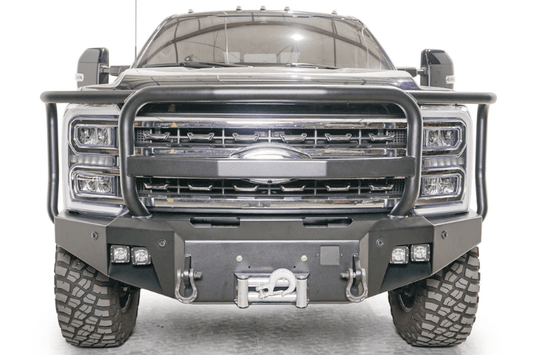 Fab Fours FS23-A5950-1 Ford F250/F350 Superduty 2023-2025 New Premium Front Bumper Winch Ready with Full Guard