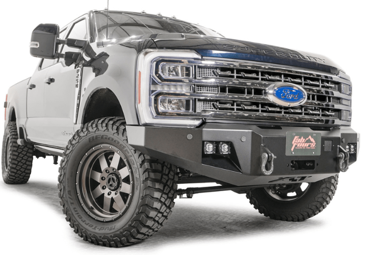 Fab Fours FS23-A5951-1 Ford F250/F350 Superduty 2023-2024 New Premium Front Bumper Winch Ready No Guard