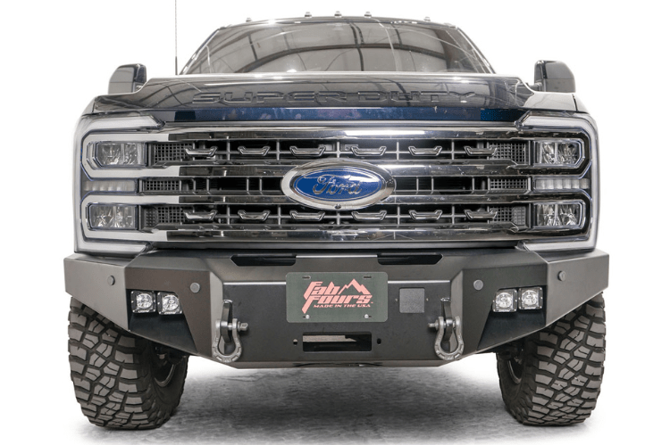 Fab Fours FS23-A5951-1 Ford F250/F350 Superduty 2023-2024 New Premium Front Bumper Winch Ready No Guard