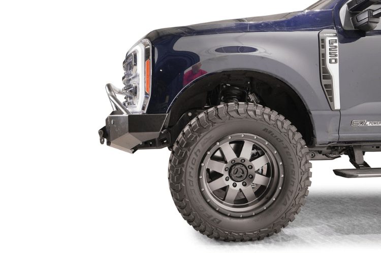 Fab Fours FS23-A5952-1 Ford F250/F350 Superduty 2023-2025 New Premium Front Bumper Winch Ready Pre-Runner Guard