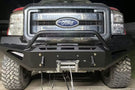 Fab Fours Red Steel FS17-RS4162-1 Ford F250/F350 Superduty 2017-2022 Front Bumper Winch Ready Pre-Runner Guard