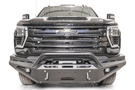 Fab Fours Red Steel CH24-RS6162-1  Chevy Silverado 2500/3500 HD 2024-2025 Front Bumper Winch Ready Pre-Runner Guard