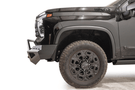 Fab Fours Red Steel CH24-RS6162-1  Chevy Silverado 2500/3500 HD 2024-2025 Front Bumper Winch Ready Pre-Runner Guard