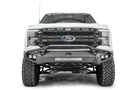 Fab Fours Vengeance front bumper FF24-D6552-1 with pre-runner guard for 2024 Ford F150, heavy-duty steel protection.