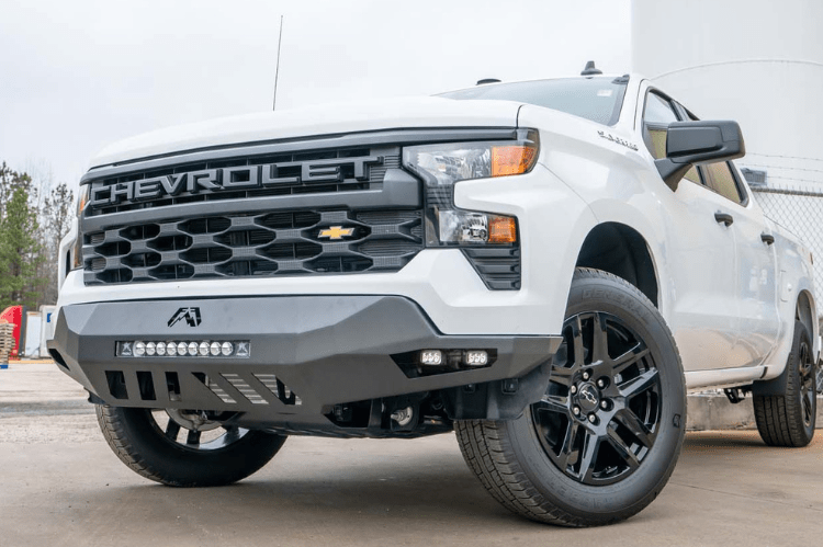 Fab Fours Vengeance Front Bumper No Guard Chevy Silverado 1500 2022-2025 CS22-D5661-1