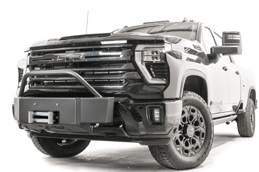 Fab Fours CH24-N6160-1 Chevy Silverado 2500/3500 2024-2025 Winch Mount Front Bumper Pre-Runner Guard