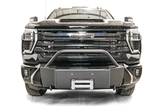 Fab Fours CH24-N6160-1 Chevy Silverado 2500/3500 2024-2025 Winch Mount Front Bumper Pre-Runner Guard