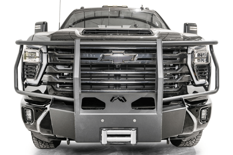 Fab Fours CH24-N6170-1 Chevy Silverado 2500/3500 2024 Winch Mount Front Bumper Full Guard