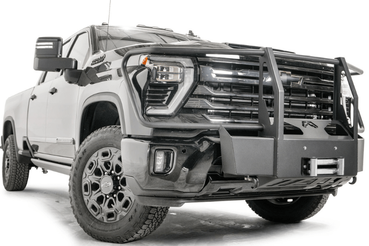 Fab Fours CH24-N6170-1 Chevy Silverado 2500/3500 2024 Winch Mount Front Bumper Full Guard