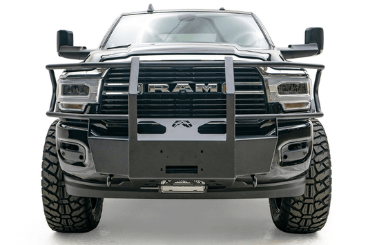 Fab Fours DR19-N4470-1 Dodge Ram HD 2500/3500 2019-2024 Winch Mount Front Bumper Full Guard