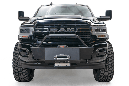 Fab Fours DR10-N2450-1 Dodge Ram 2500/3500 2003-2018 Winch Mount Front Bumper Small Frame