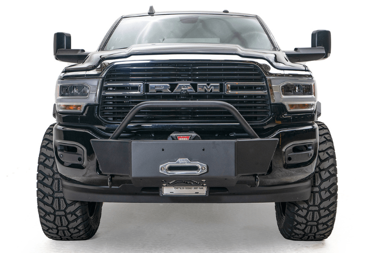 Fab Fours DR10-N2450-1 Dodge Ram 4500/5500 2003-2018 Winch Mount Front Bumper Small Frame
