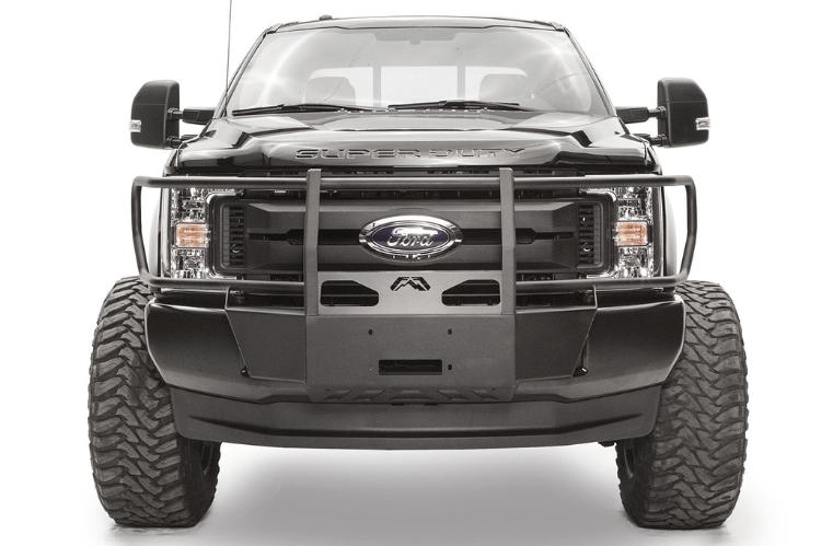 Fab Fours FS17-N4170-1 Ford F250/F350 Superduty 2017-2022 Winch Mount Front Bumper Full Guard